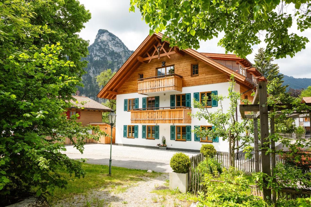 Ferienwohnungen Zober Am Muehlbach Oberammergau Dış mekan fotoğraf